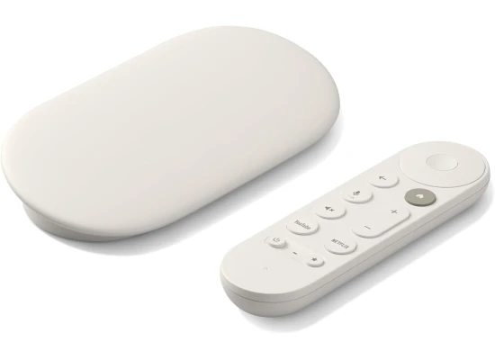 Google TV Streamer 4K - Fast Streaming Entertainment on Your TV with Voice Search Remote - Watch Movies, Shows, Live TV, and Netflix in 4K HDR - Smart Home Control - 32 GB of Storage - Porcelain